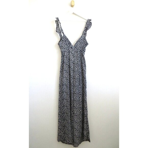 RESA Jilly Jumpsuit Wide Leg Polka Dot Black White SZ XS - Picture 5 of 9